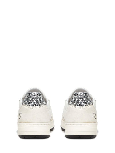 D.A.T.E. Sneakers Donna Bianco argento