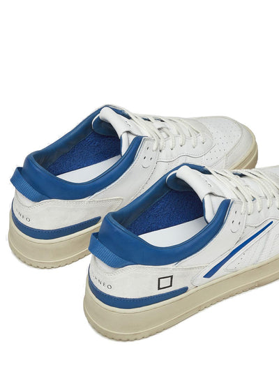 D.A.T.E. Sneakers Uomo Bianco bluette