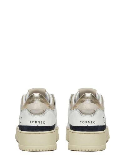 D.A.T.E. Sneakers Donna Bianco beige