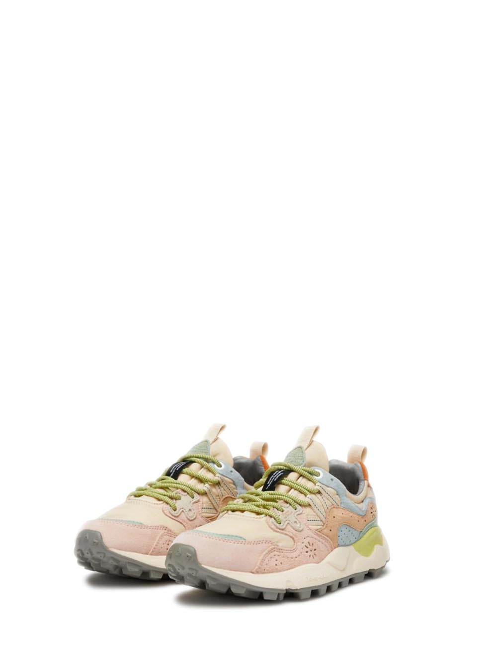 Flower Mountain Sneakers Donna Rosa/Beige
