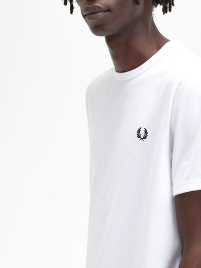 Fred Perry T-shirt Uomo Bianco