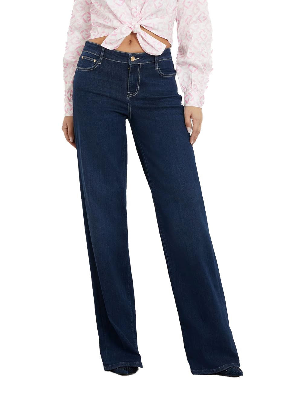 Guess Jeans Donna W4ra96 D5901 Scuro