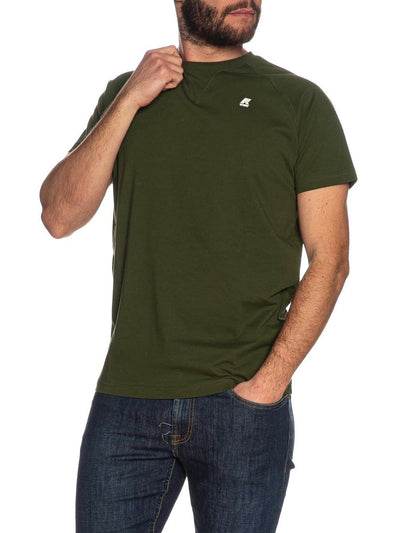 K-Way T-shirt Uomo Verde militare
