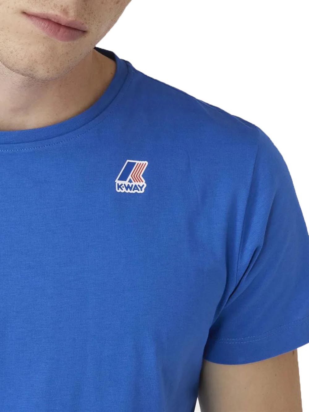 K-Way T-shirt Uomo Bluette
