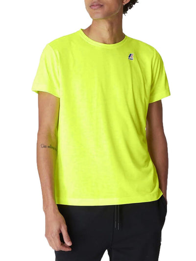 K-Way T-shirt Uomo Giallo fluo