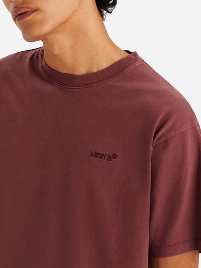 Levi's T-shirt Uomo Bordeaux