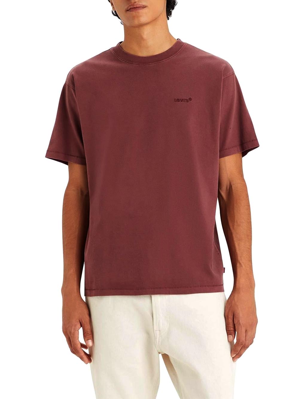 Levi's T-shirt Uomo Bordeaux