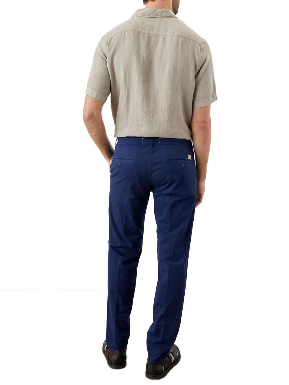 Roy Roger's Pantalone Uomo Chino Smart Man Blu