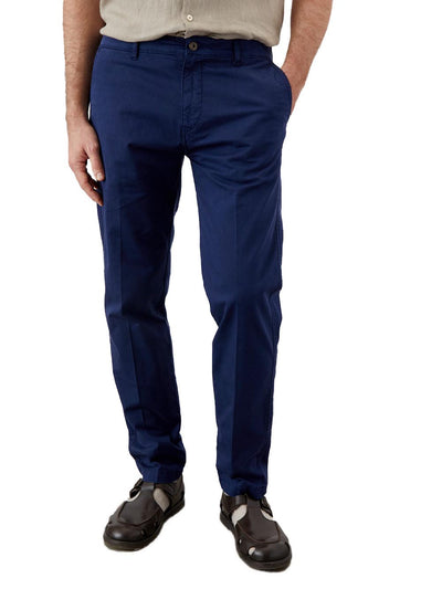 Roy Roger's Pantalone Uomo Chino Smart Man Blu