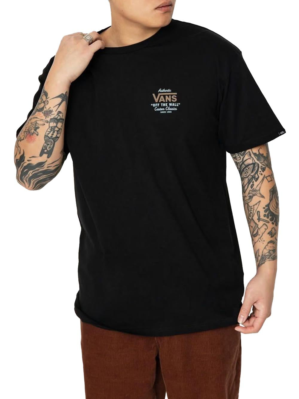 Vans T-shirt Uomo Nero